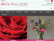 Tablet Screenshot of deroosbv.com